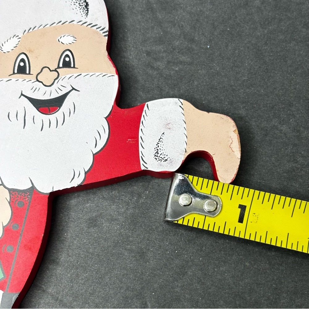 Vtg Santa Christmas Hangable Ornament Ladder Climber 9” - Picture 10 of 11